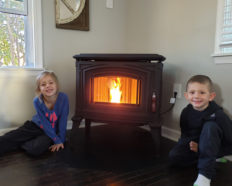 Enviro Meridian Cast Free Standing Pellet Stove Series 1 Masters