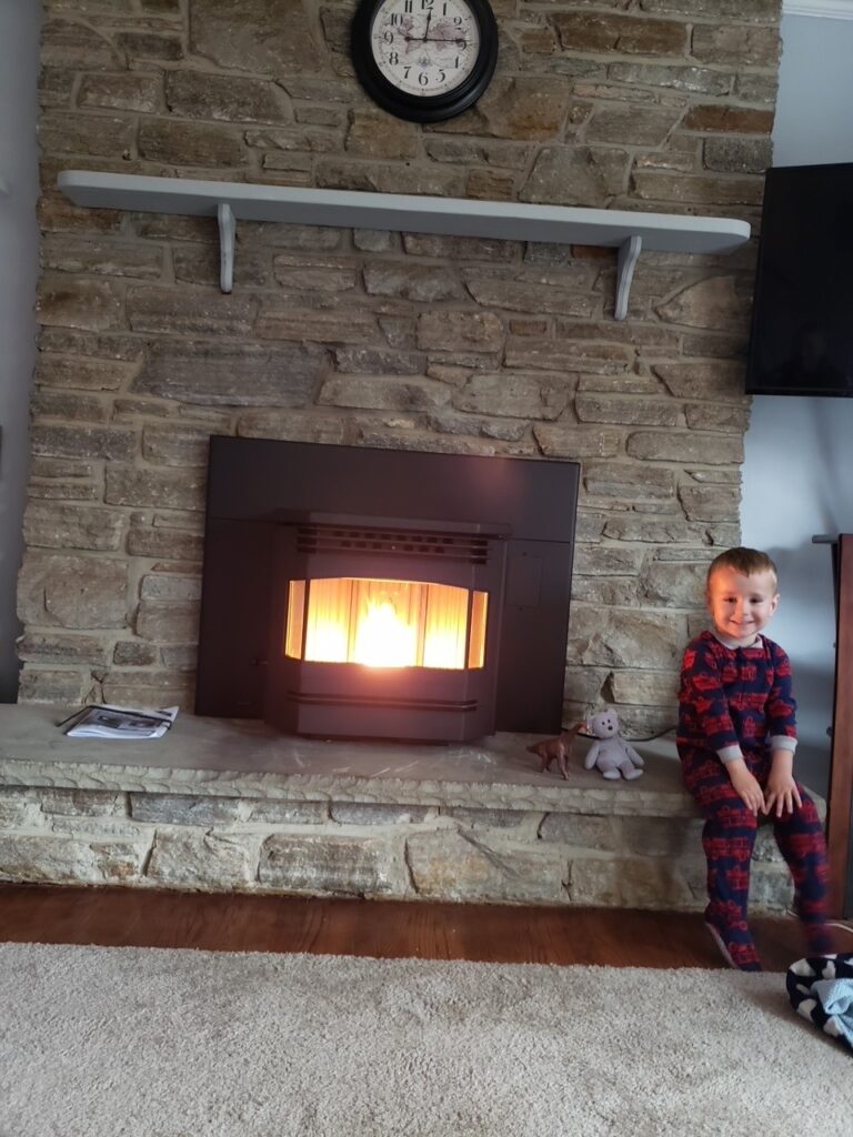 Enviro Meridian Pellet Fireplace Insert project